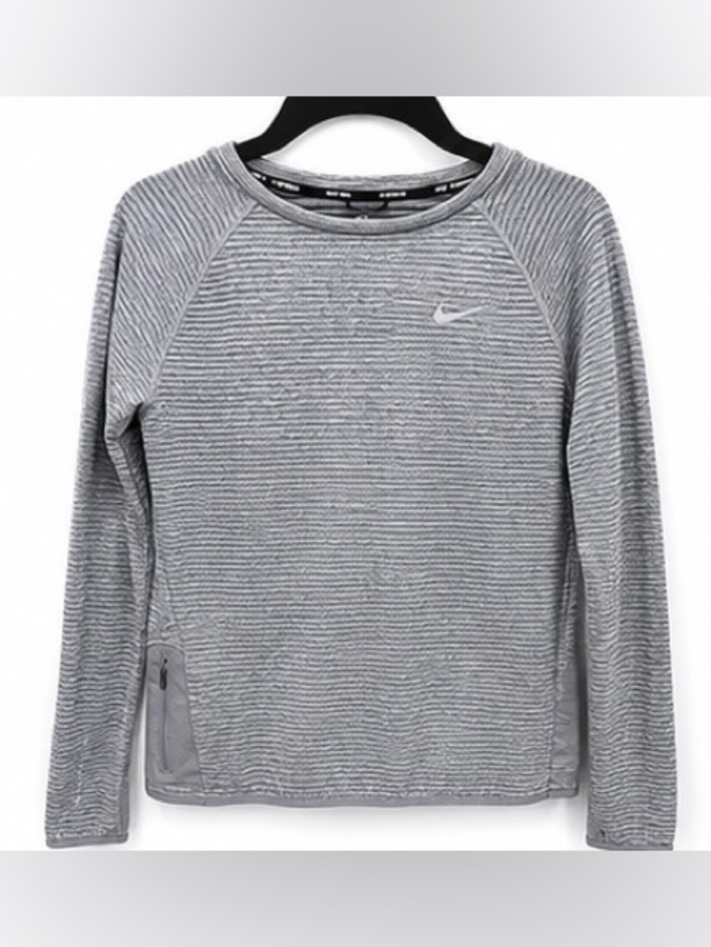 Nike Sphere Element Dri-FIT Running Top Long Sleeve TrainingWomen’s Medium Gray